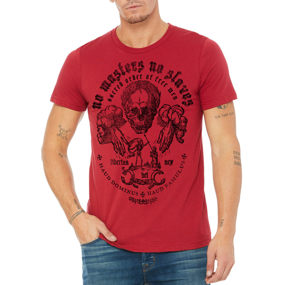 No Masters No Slaves Graphic Tee - Liberty Maniacs