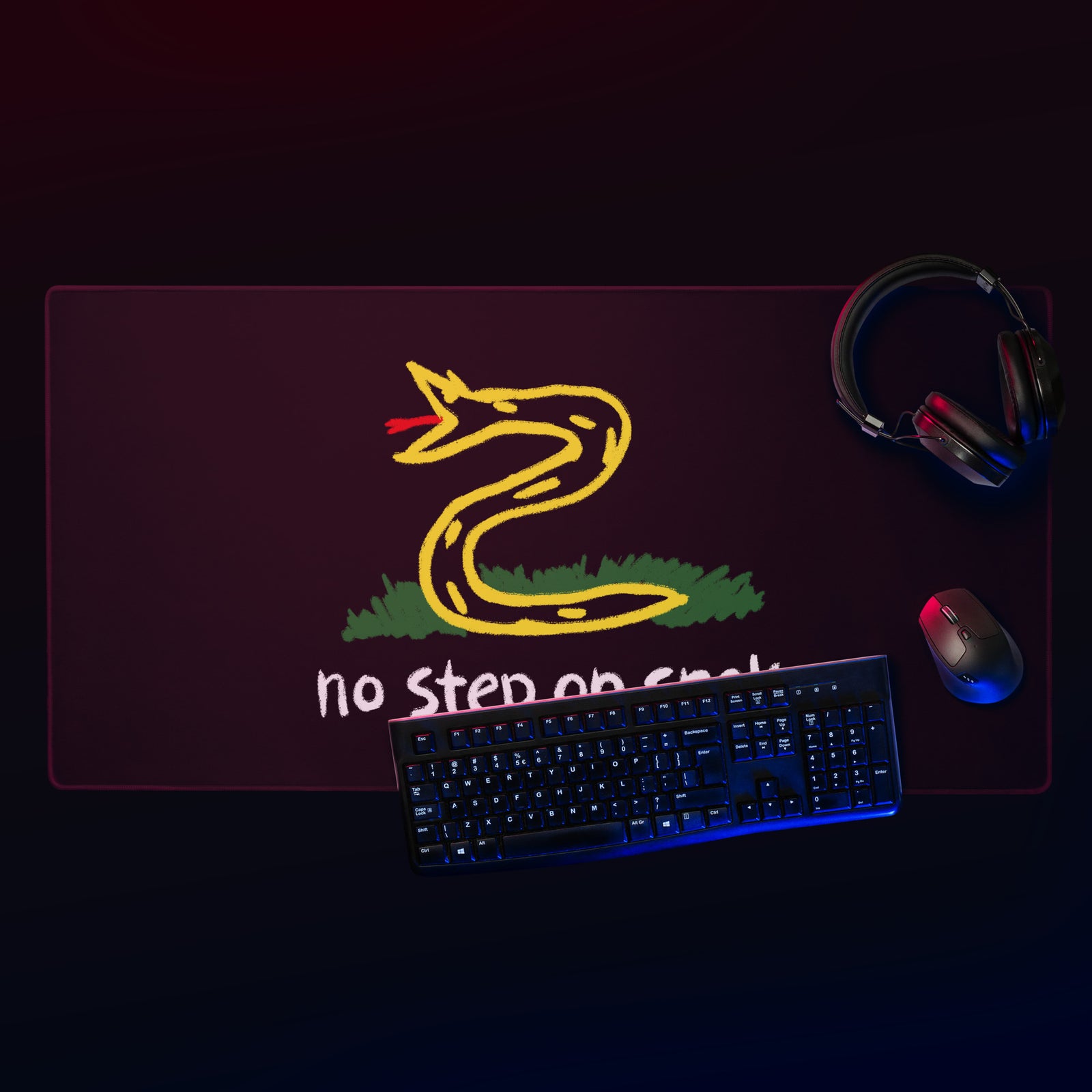 No Step On Snek Desk Mat