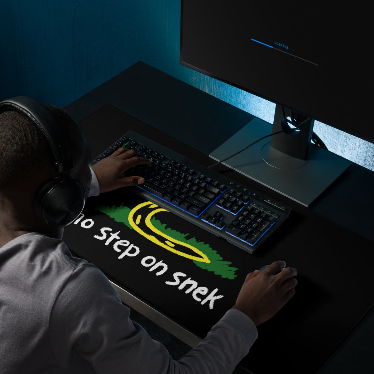 No Step On Snek Desk Mat
