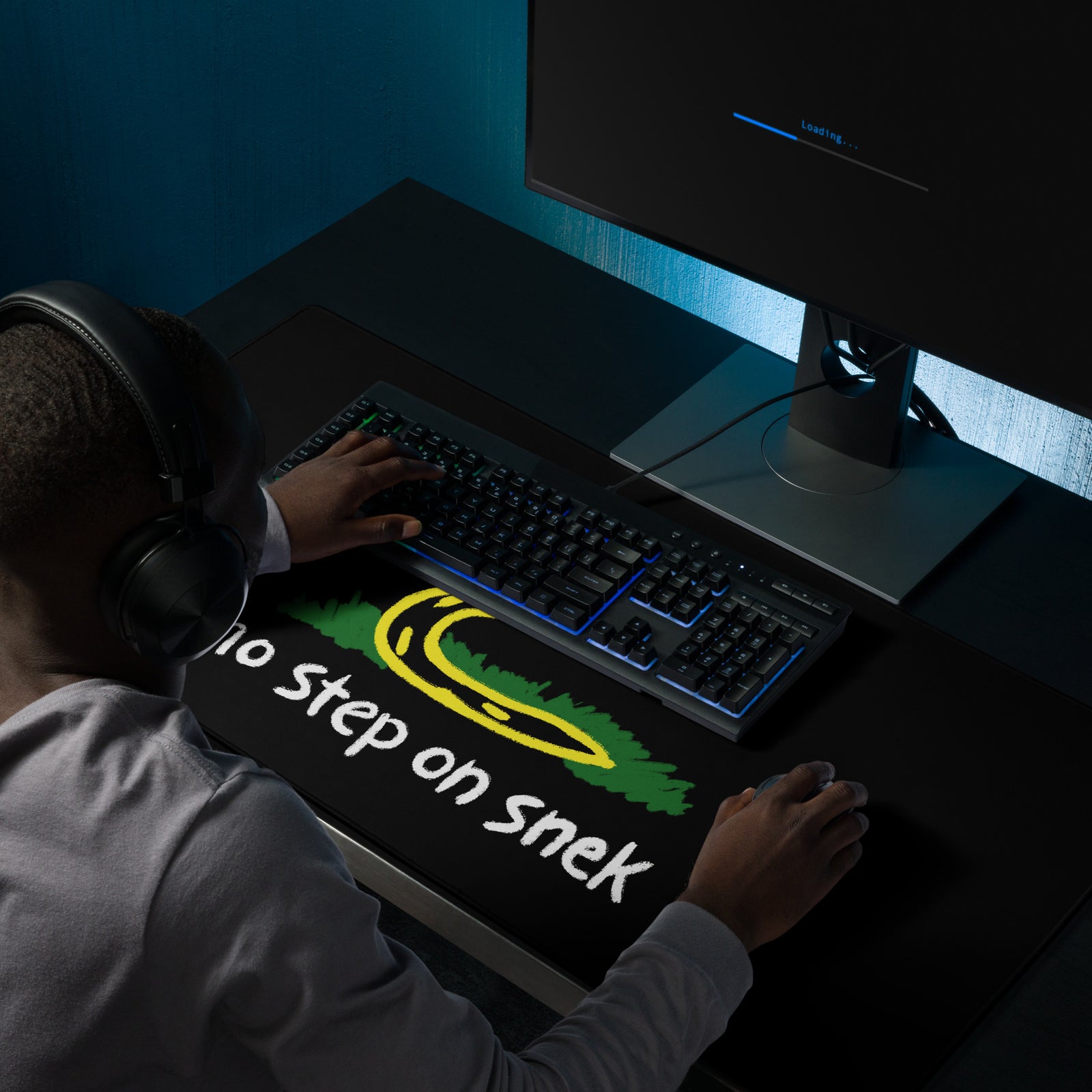 No Step On Snek Desk Mat