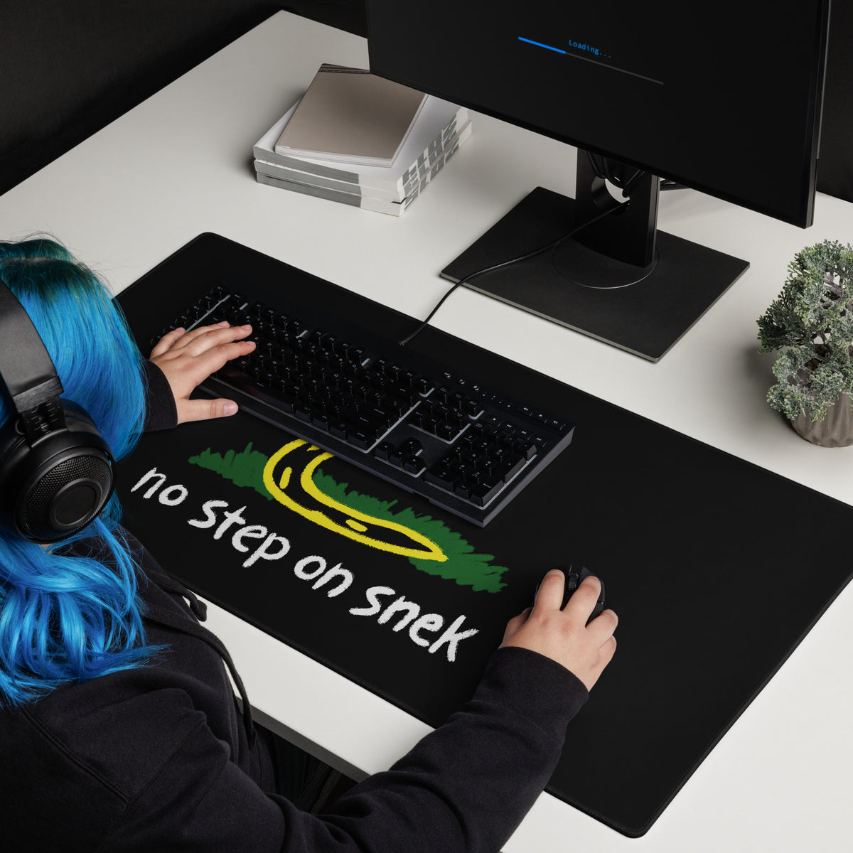 No Step On Snek Desk Mat