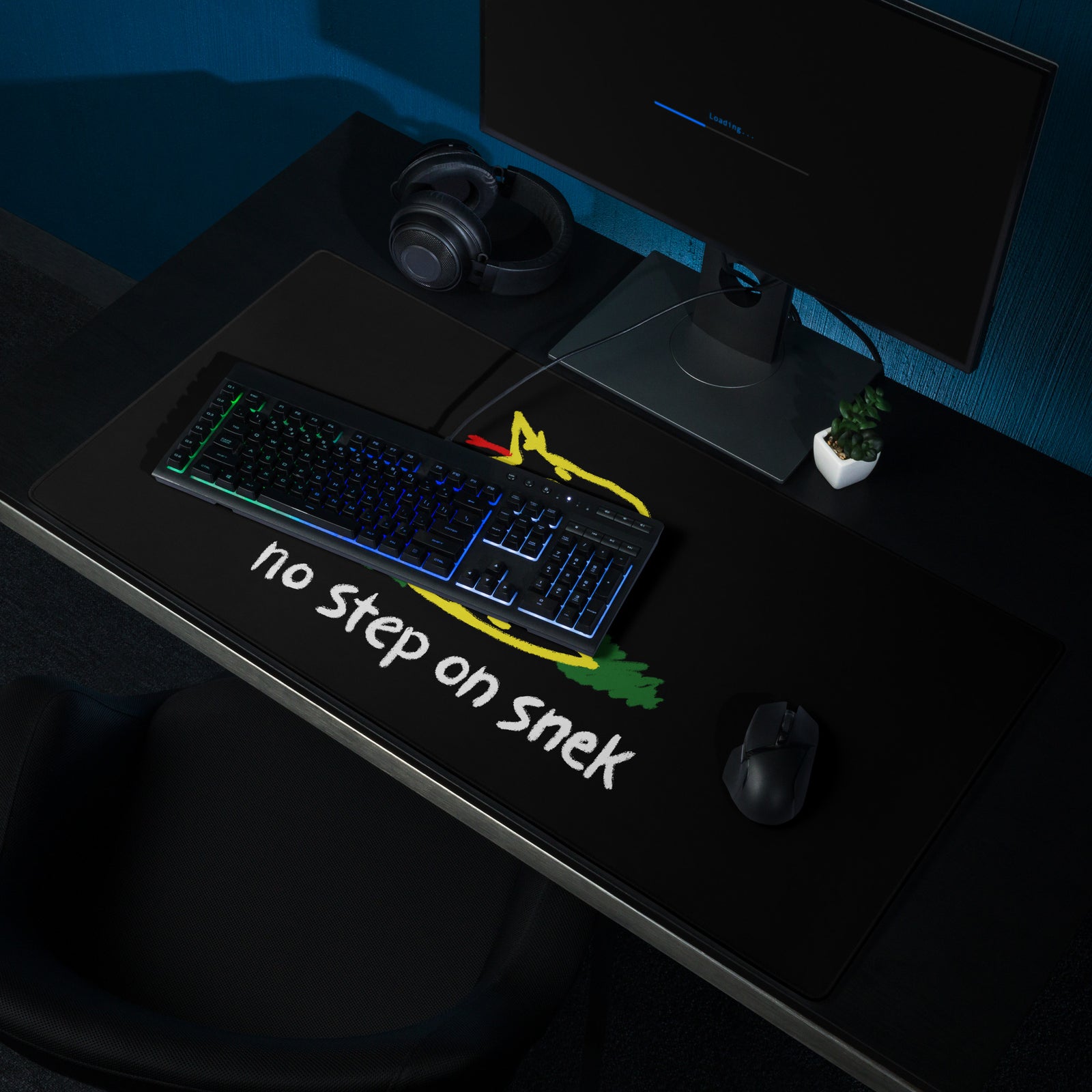 No Step On Snek Desk Mat