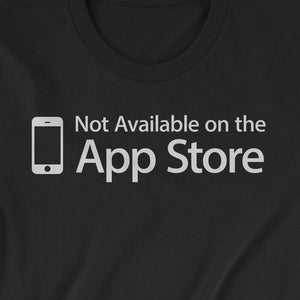 Not Available at the App Store Youth Short Sleeve T-Shirt