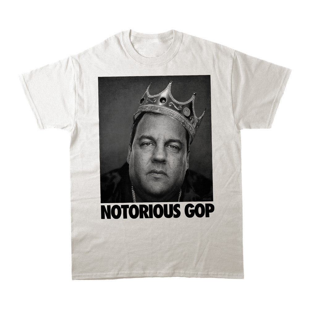 NOTORIOUS GOP Chris Christie Men's T-Shirt