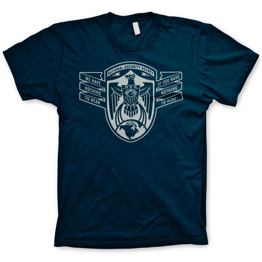 NSA Nothing To Hide Men&#39;s Tee