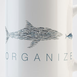 Organize Little Fish Big Tuna Mug
