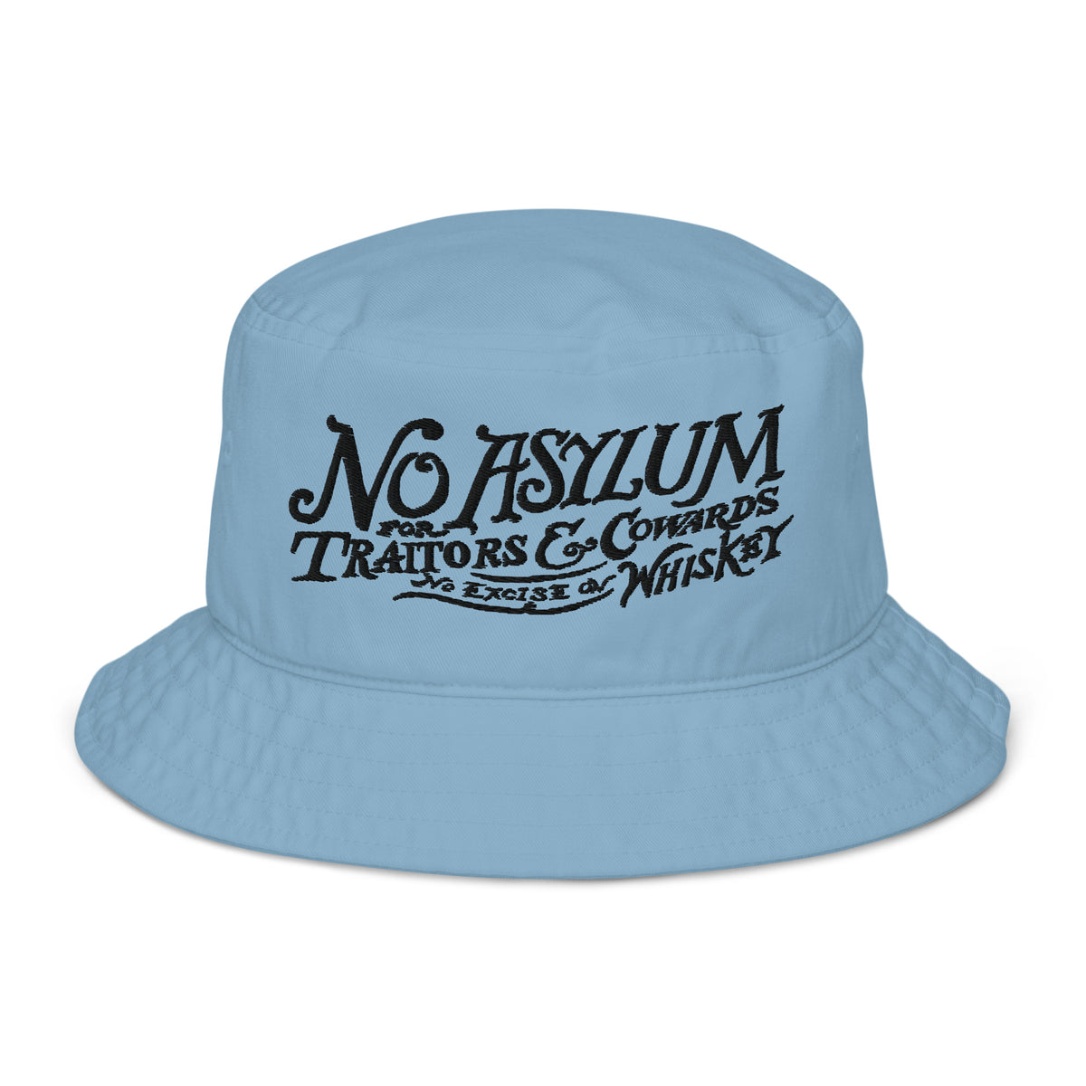 Whiskey Rebellion No Asylum Organic Bucket Hat