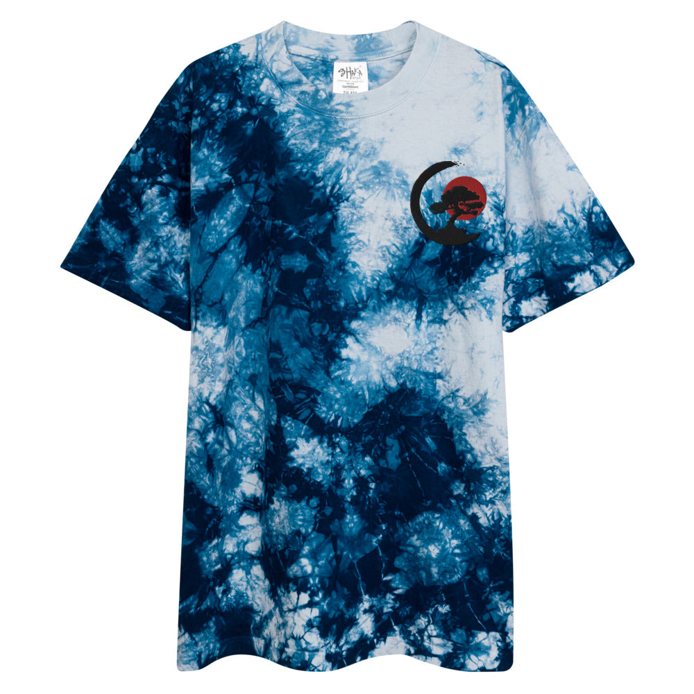 Bonsai Tree Oversized tie-dye t-shirt