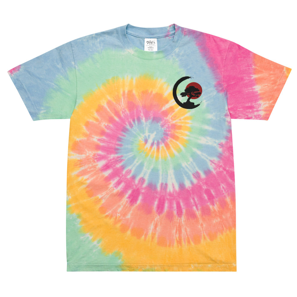 Bonsai Tree Oversized tie-dye t-shirt