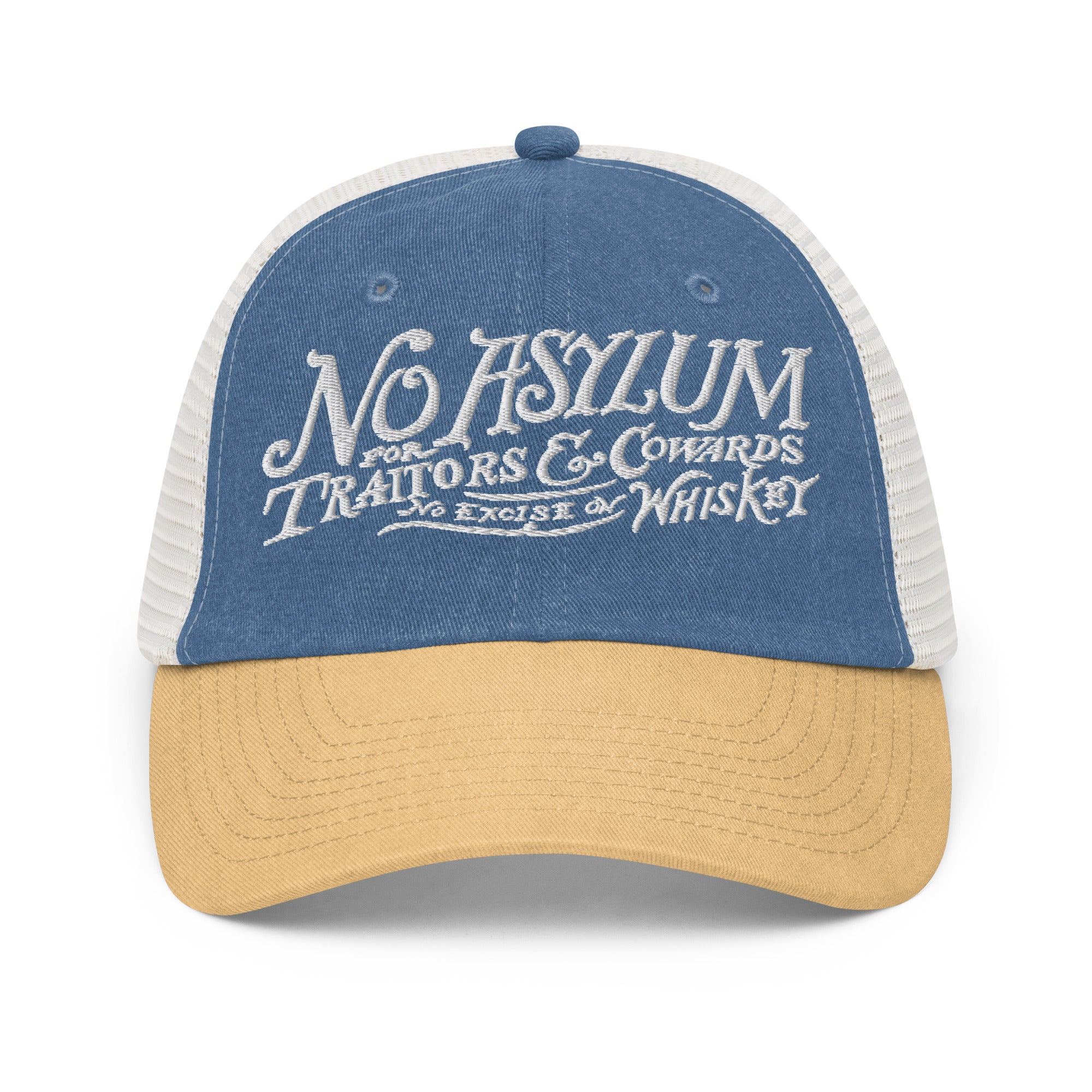 Whiskey Rebellion Pigment-dyed Trucker Hat