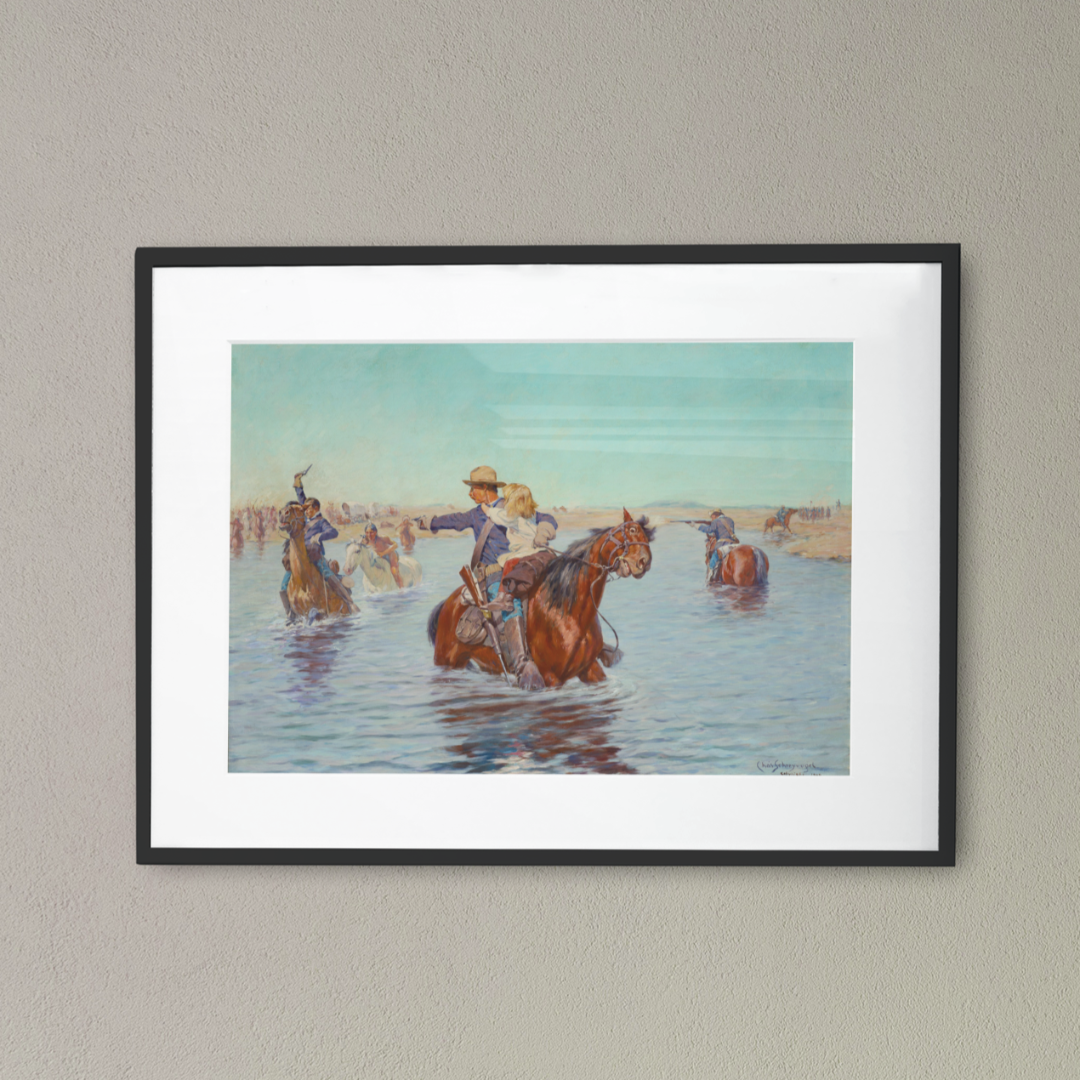 In Safe Hands Charles Schreyvogel Print