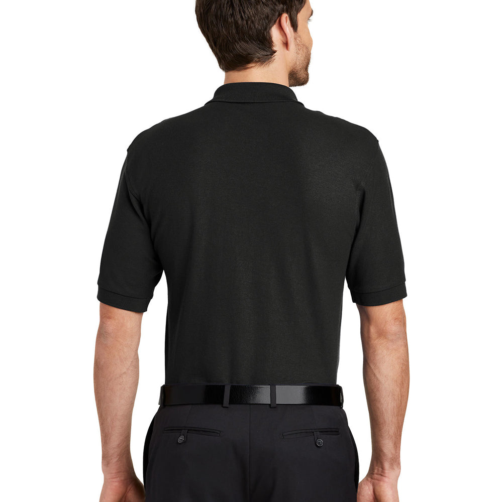 No Step On Snek Embroidered Silk Touch Polo Shirt