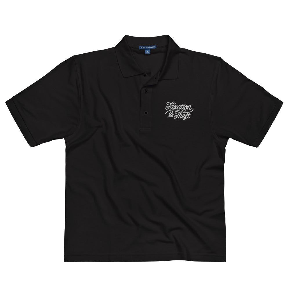 Taxation Is Theft Men's Polo