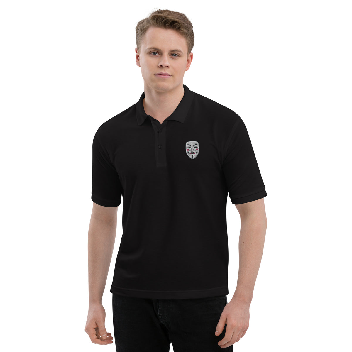 Guy Fawks Men&#39;s Polo Shirt