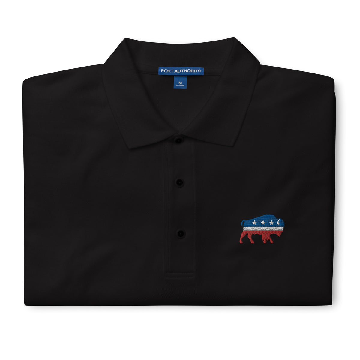 Independent Bison Men&#39;s Embroidered Polo