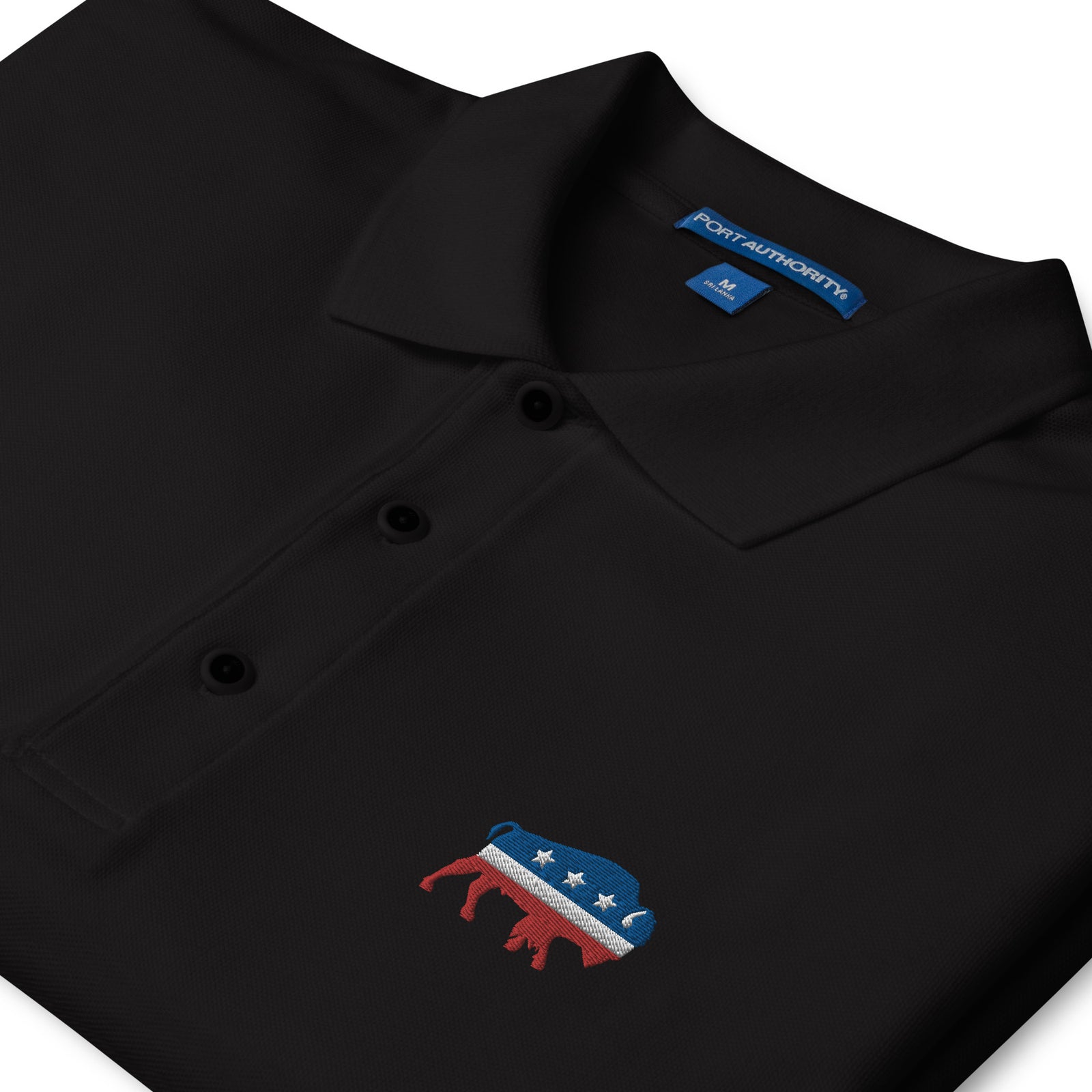 Independent Bison Men's Embroidered Polo