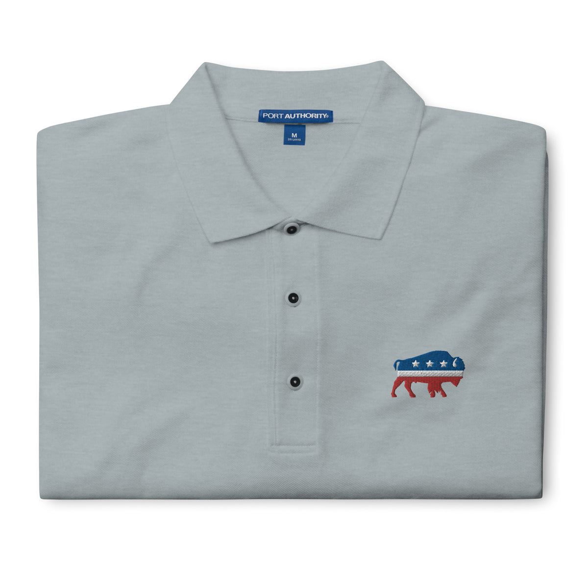 Independent Bison Men&#39;s Embroidered Polo
