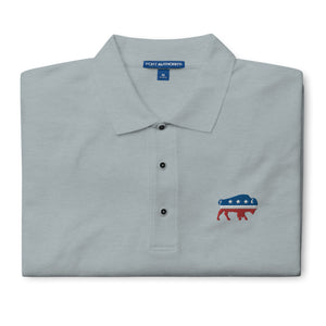Independent Bison Men's Embroidered Polo