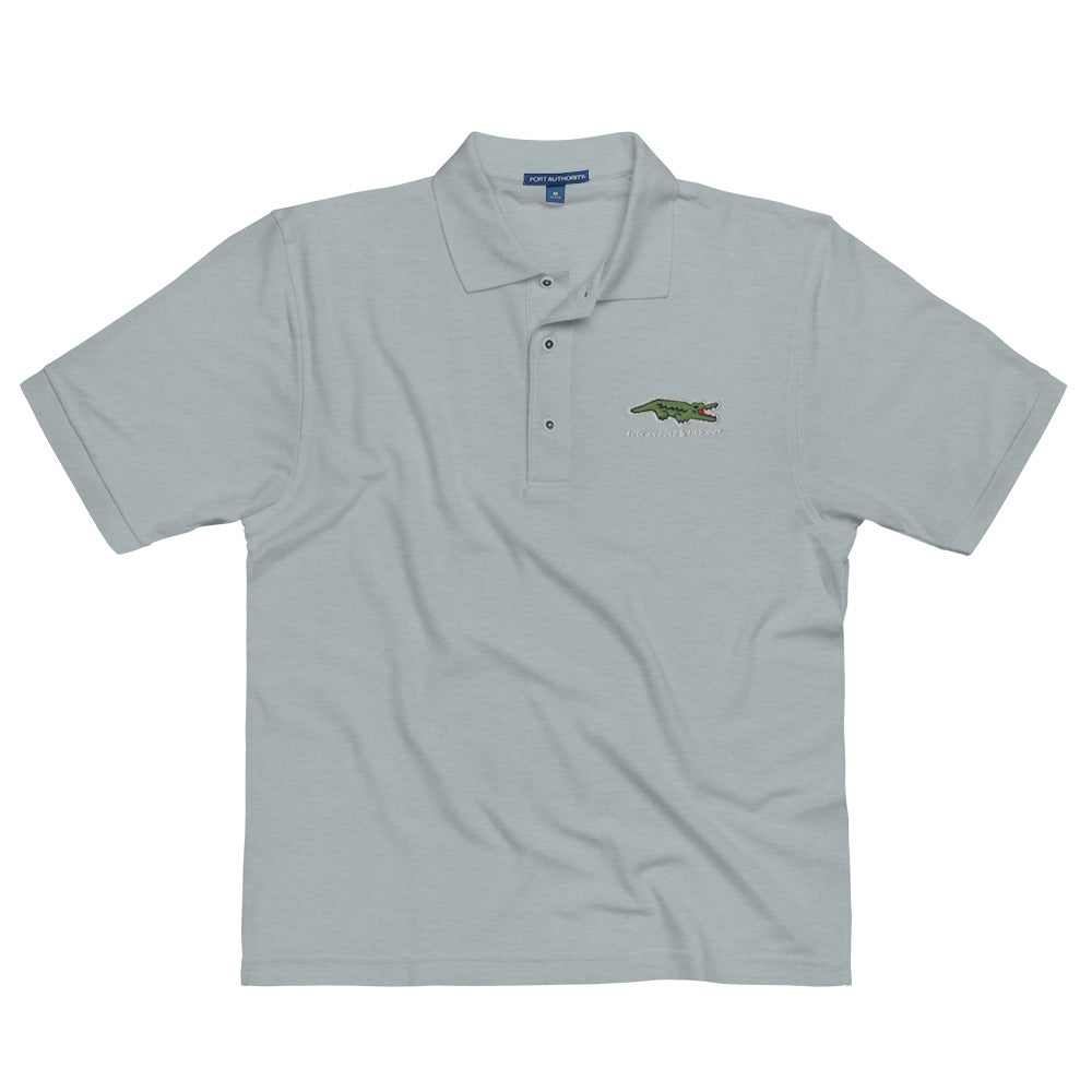 F Around and Find Out Alligator Men's Polo