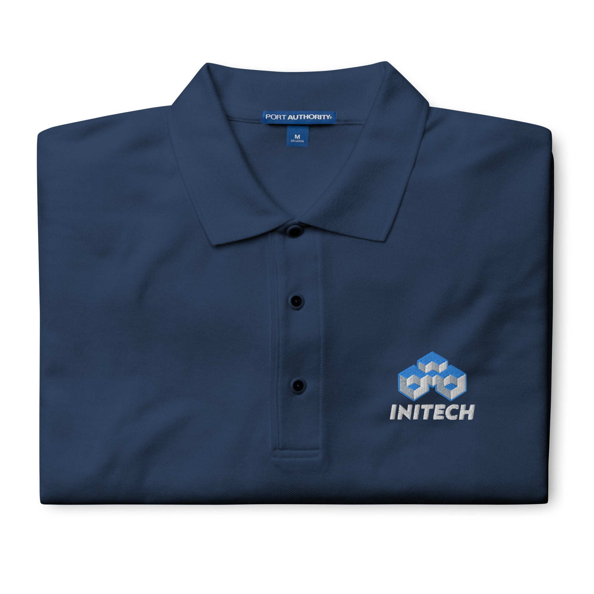 Initech Office Space Men's Embroidered Polo