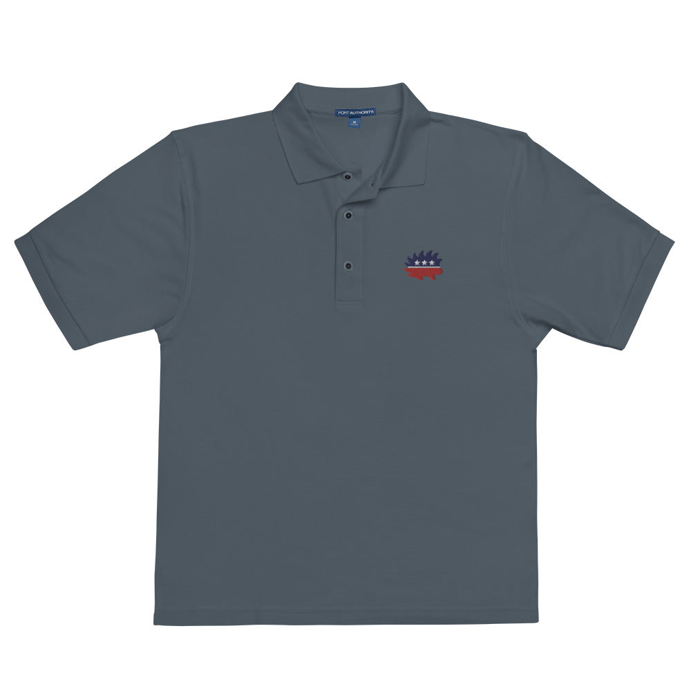 Men&#39;s Porcupine Embroidered Logo Polo