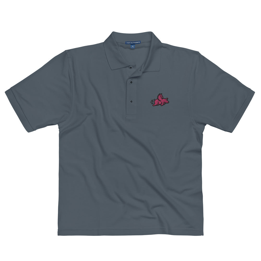 When Pigs Fly Embroidered Polo Shirt