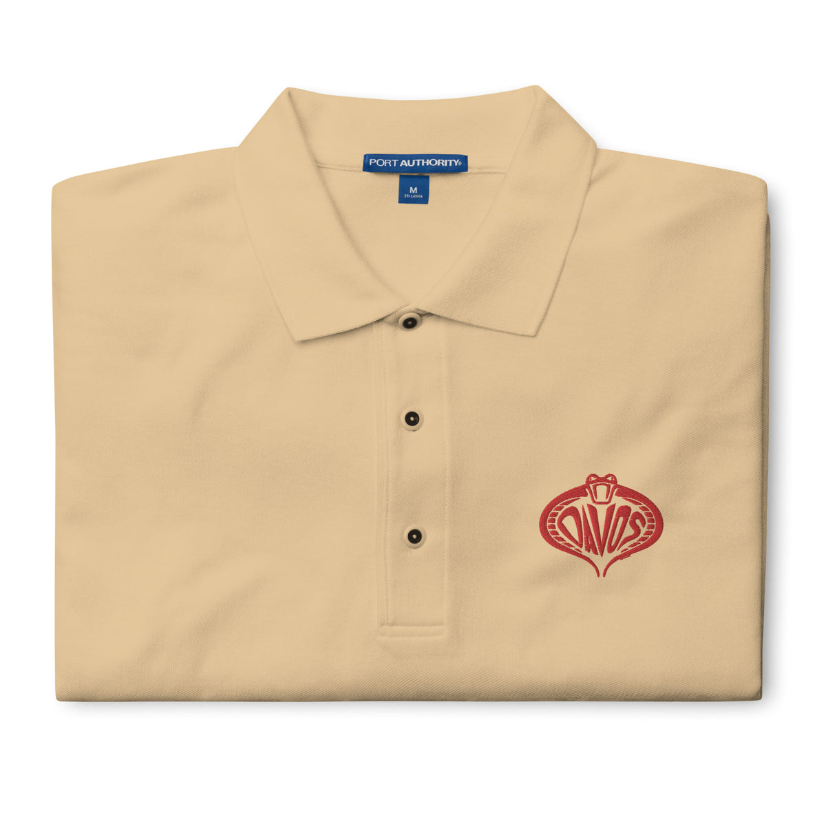 Davos Lizard People Logo Men&#39;s Polo