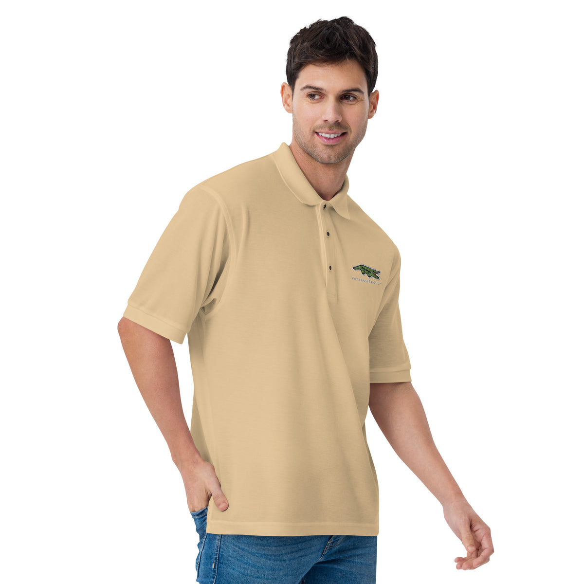 F Around and Find Out Alligator Men&#39;s Polo