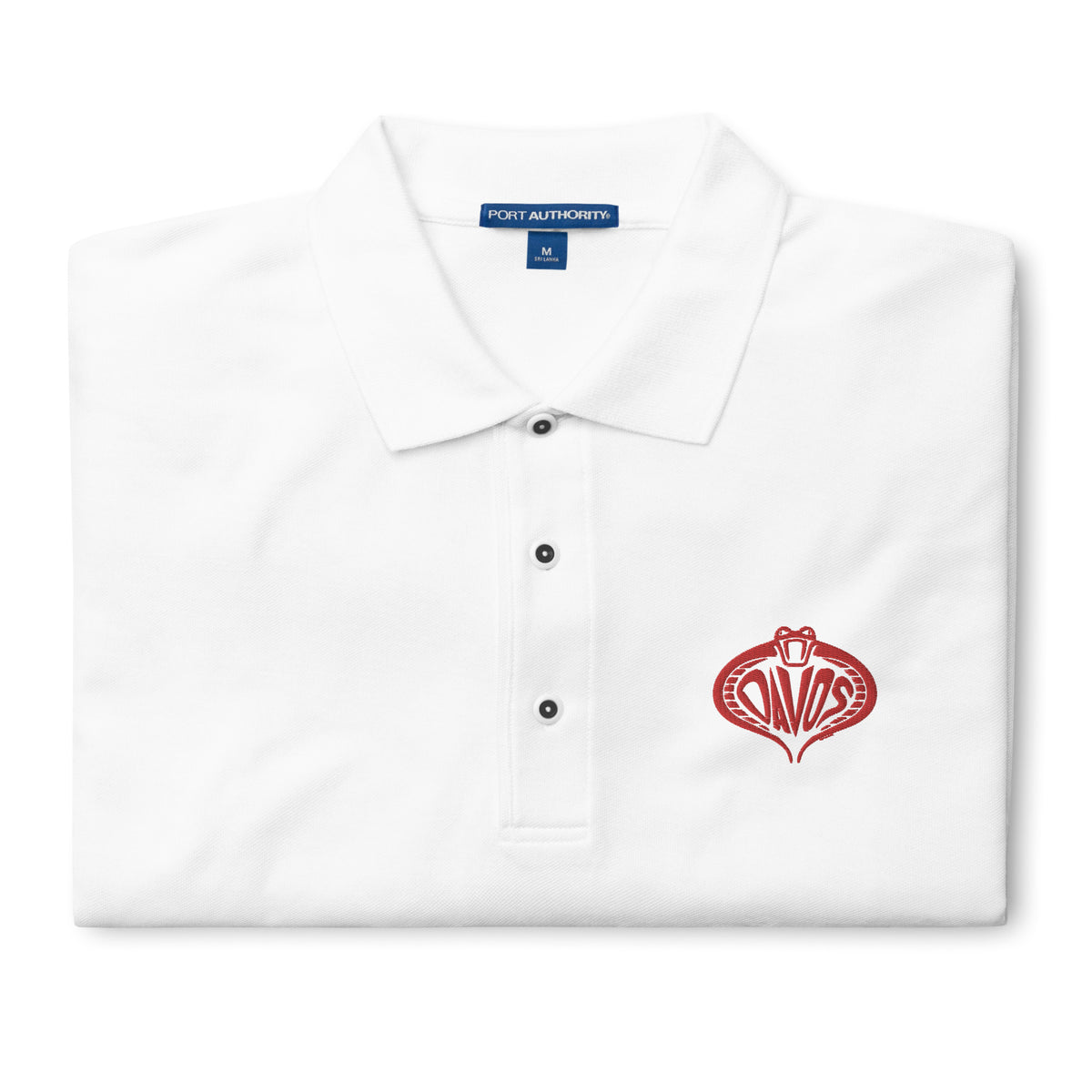 Davos Lizard People Logo Men&#39;s Polo