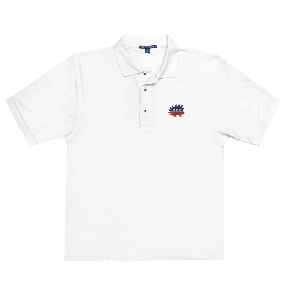 Men&#39;s Porcupine Embroidered Logo Polo