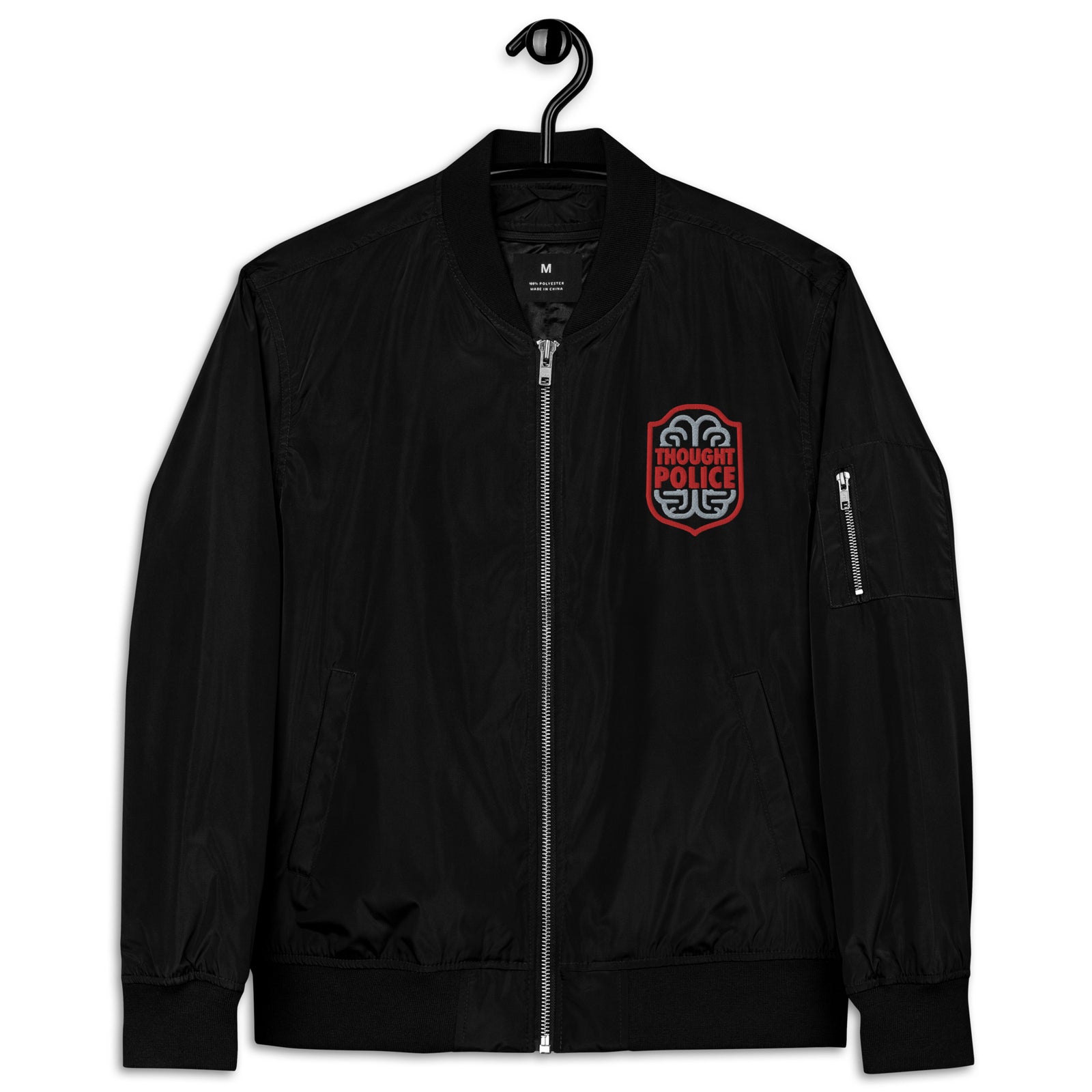 Thought Police Recycled bomber jacket