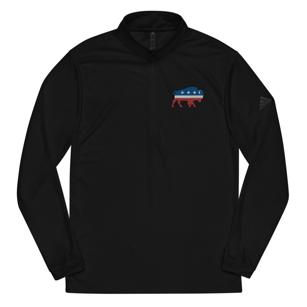 Independence Bison Adidas Quarter Zip Pullover