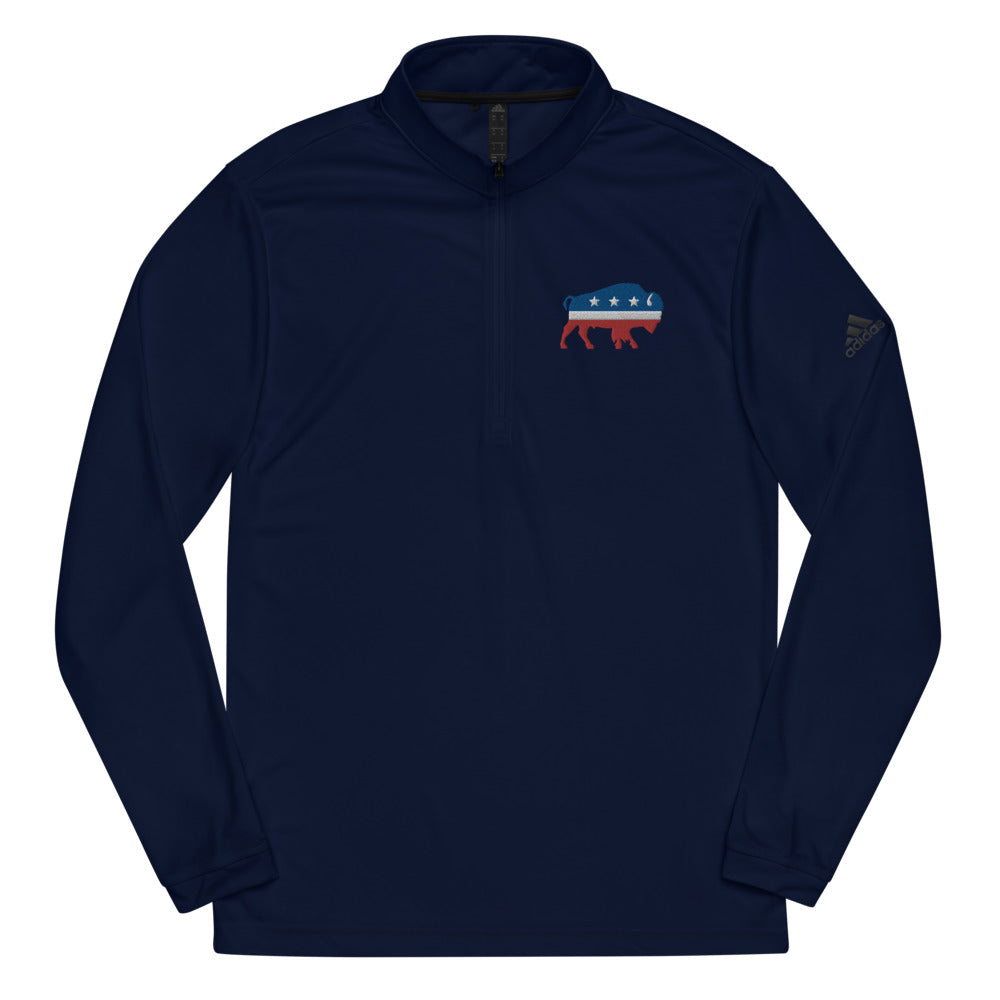Independence Bison Adidas Quarter Zip Pullover