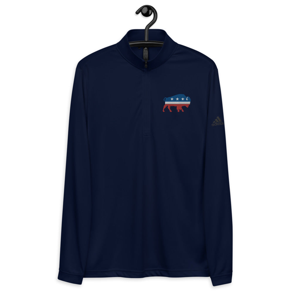 Independence Bison Adidas Quarter Zip Pullover