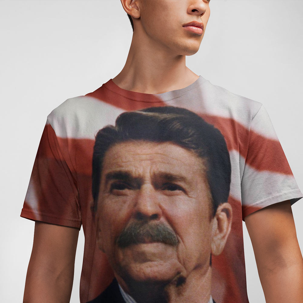 Muchashe Ronald Reagan Mega Men's T-shirt