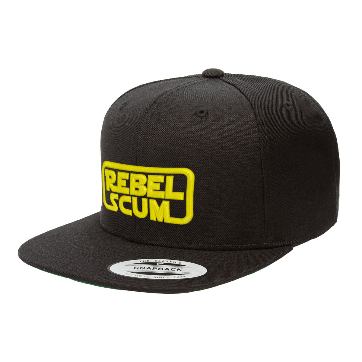 Rebel Scum 3D Bubble Embroidered Adjustable Hat