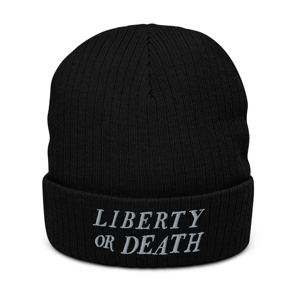 Liberty or Death Recycled cuffed beanie