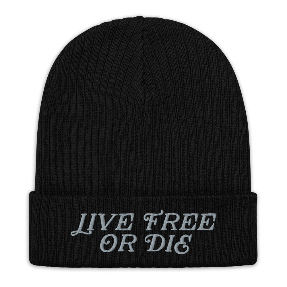 Live Free or Die Recycled cuffed beanie