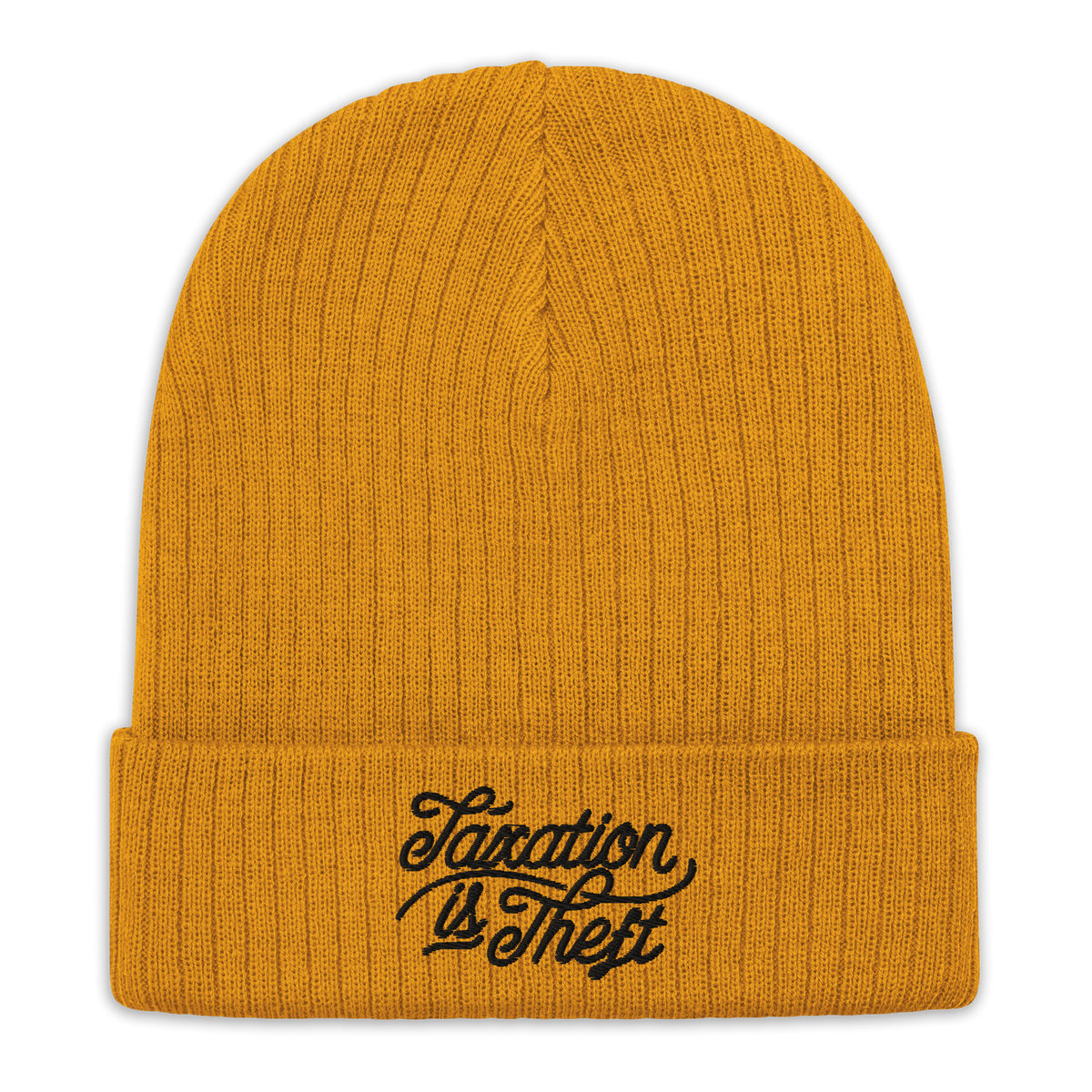 Taxation is Theft Recycled Cuffed Beanie