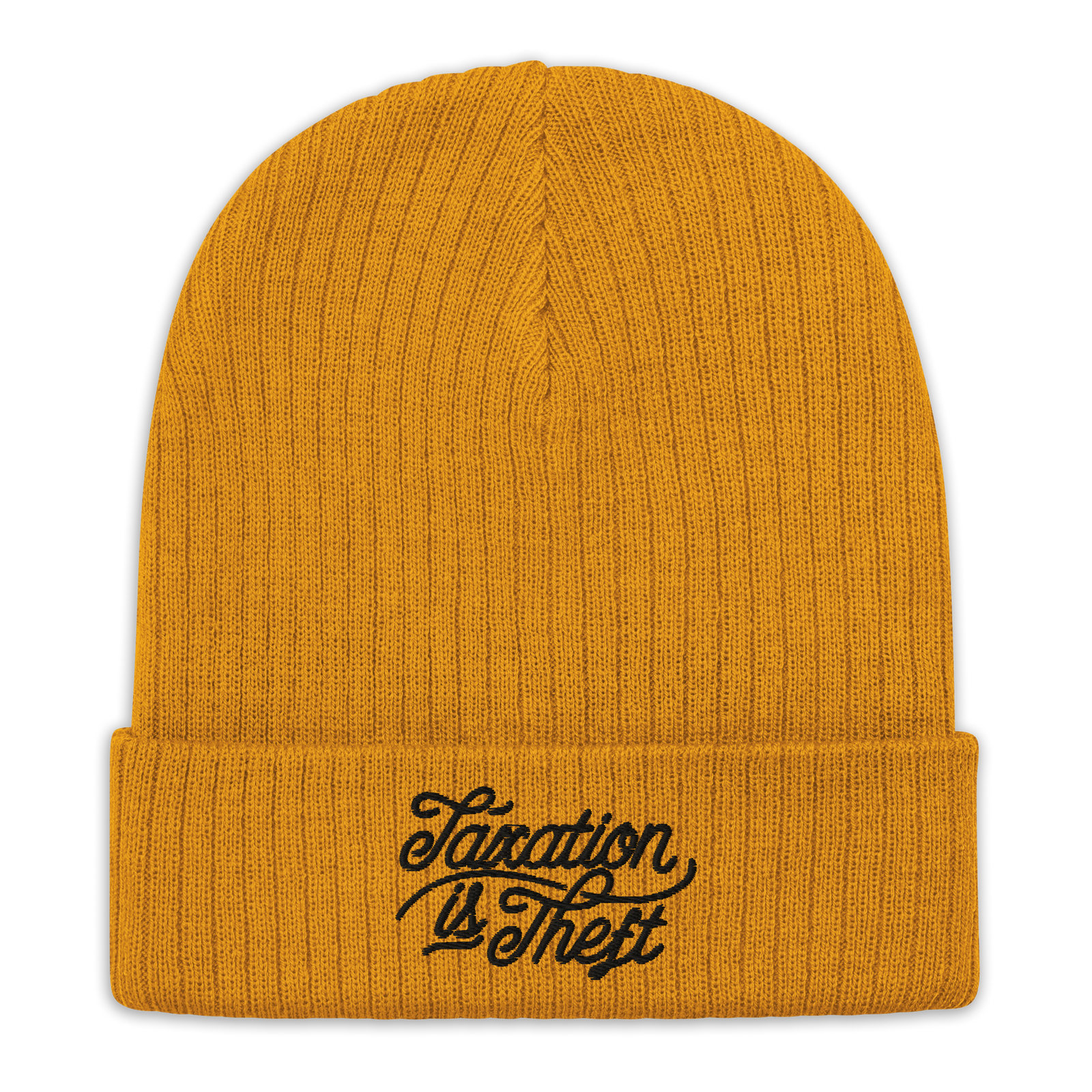 Taxation is Theft Recycled Cuffed Beanie
