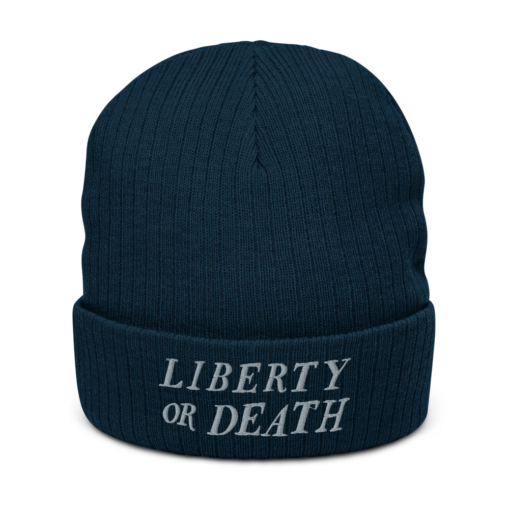 Liberty or Death Recycled cuffed beanie