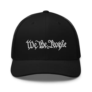 We The People Embroidered Trucker Cap