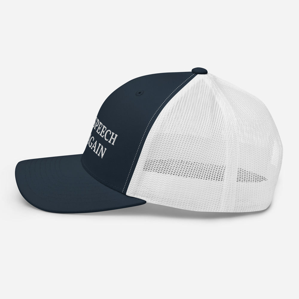Make Speech Free Again Trucker Cap