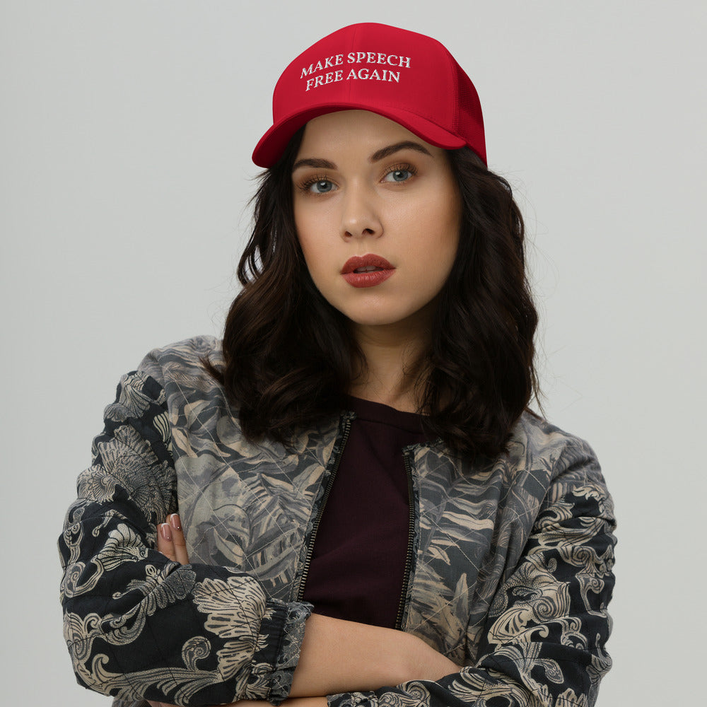 Make Speech Free Again Trucker Cap