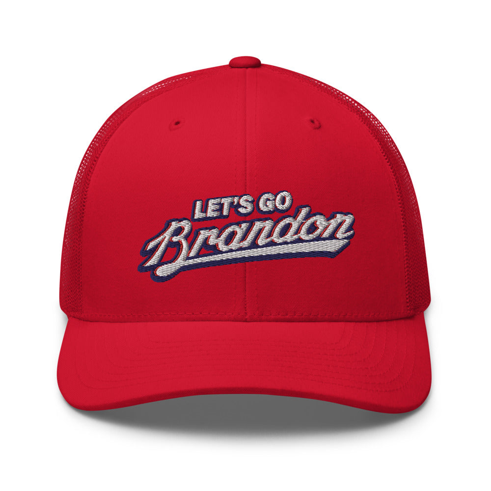 Let&#39;s Go Brandon Ballpark Trucker Cap