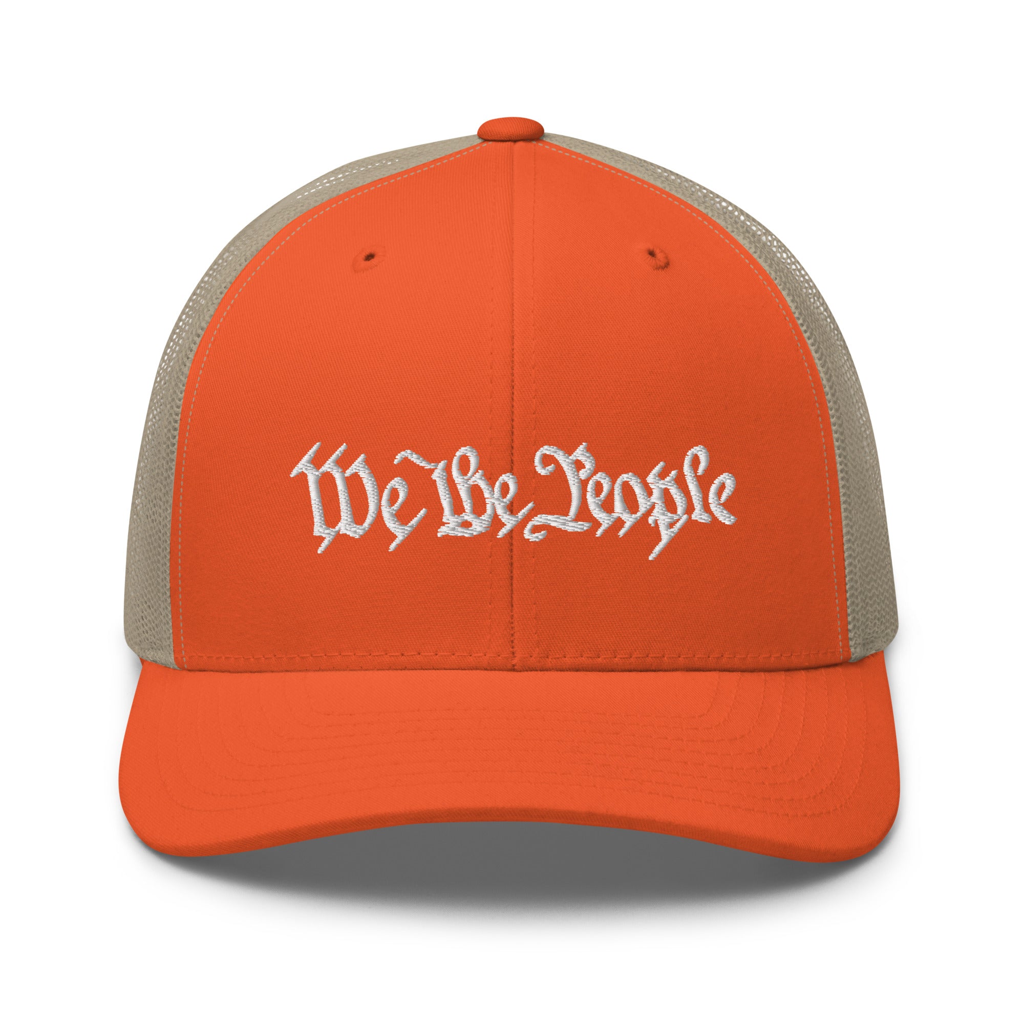 We The People Embroidered Trucker Cap