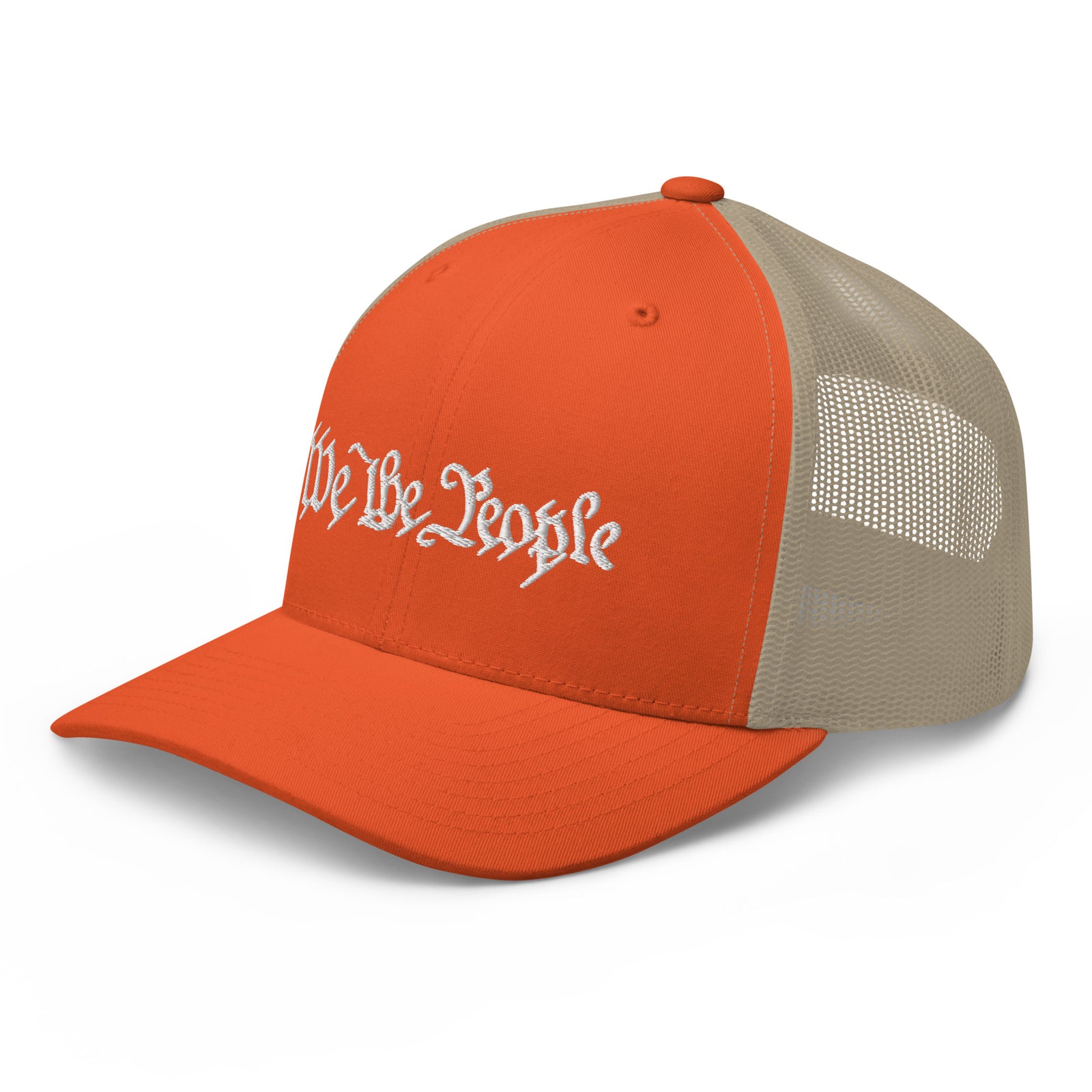 We The People Embroidered Trucker Cap