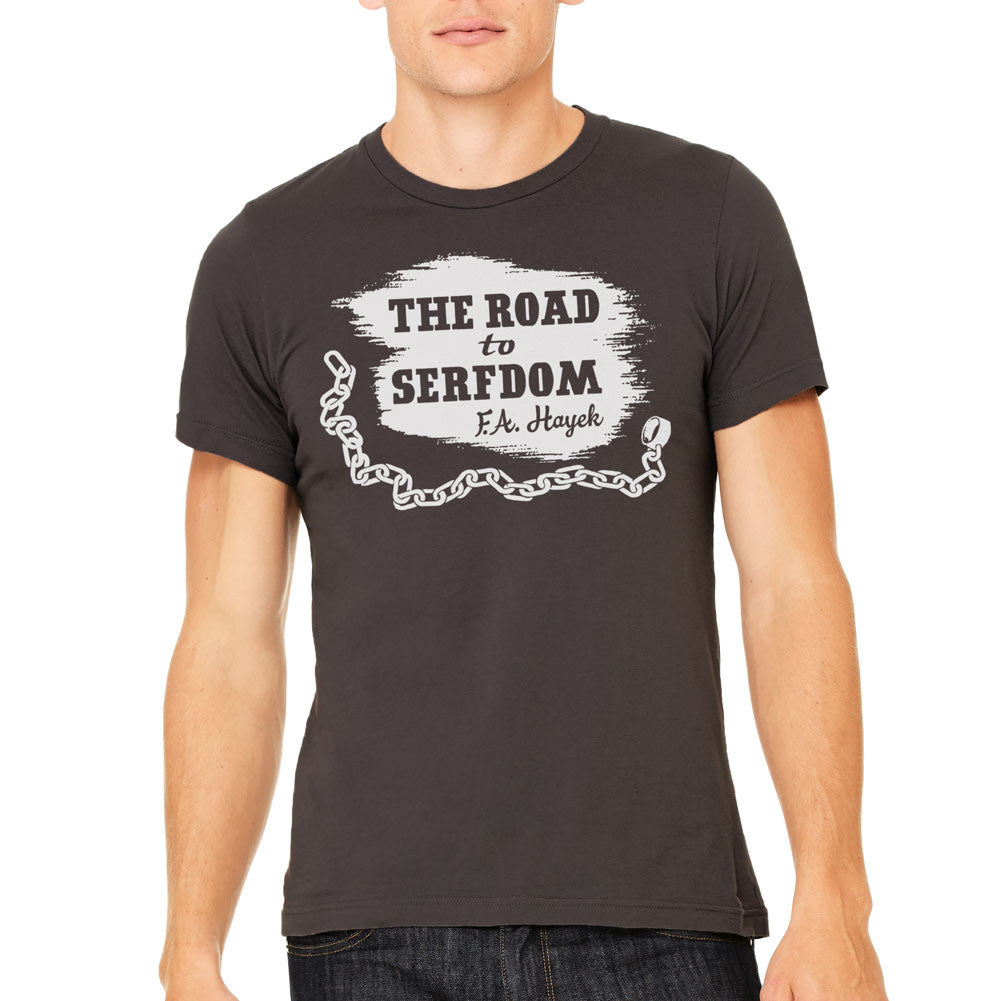 Road To Serfdom Asphalt Short Sleeve Vintage Graphic Tee