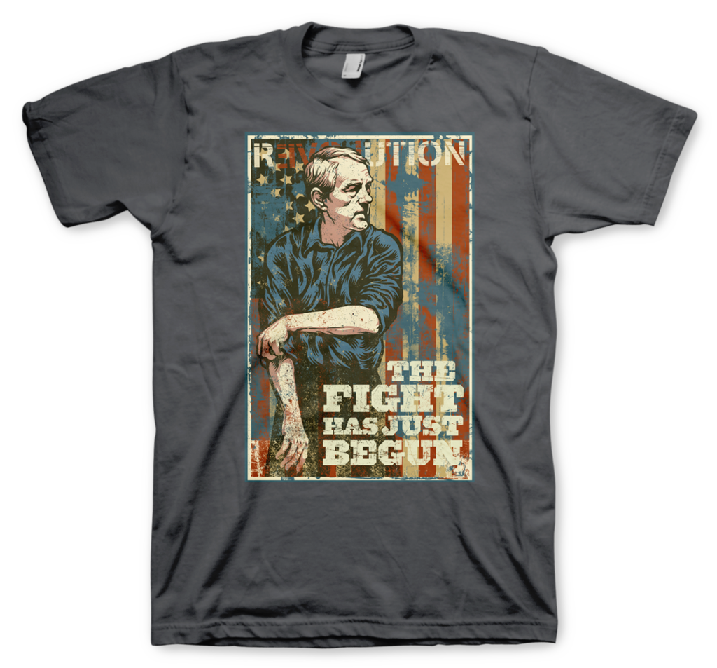 The Fight Has Just Begun Ron Paul Graphic T-Shirt
