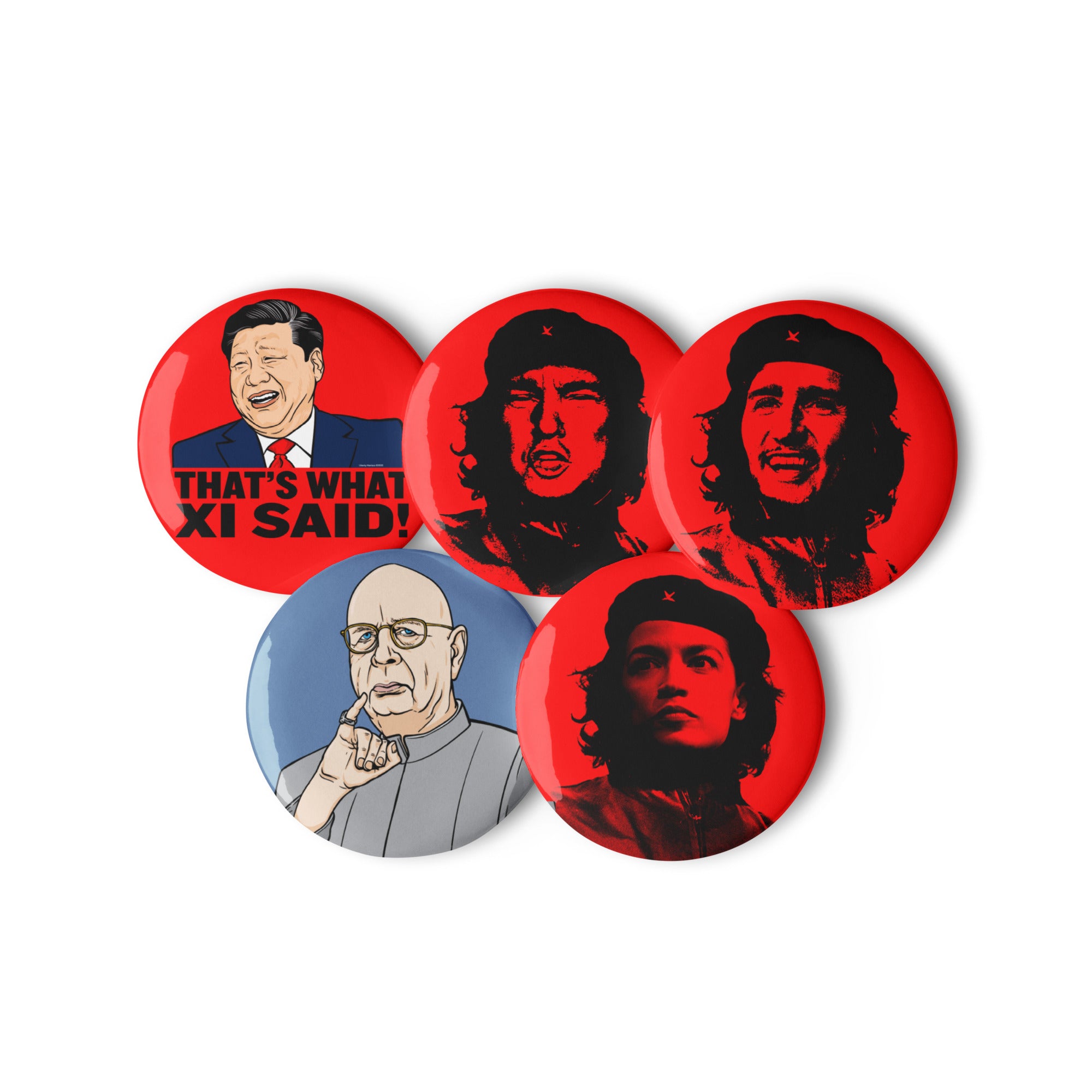 Red Menace Button Funfest Pack